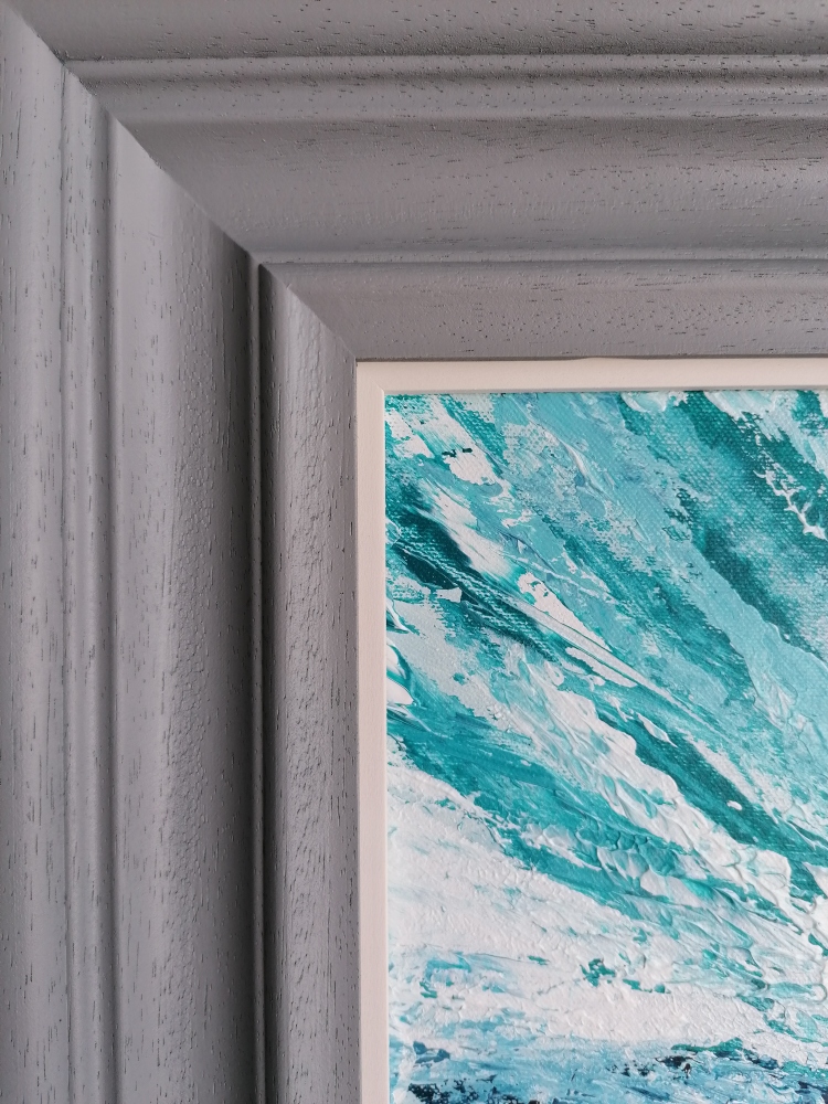 'Kingfisher' Original acrylic painting - Image 4