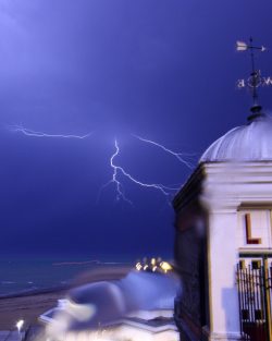 'Lightning over lift' Giclee print