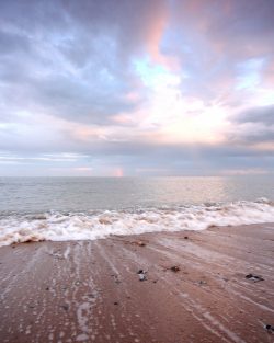 Rainbow on the horizon Giclee print