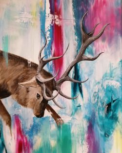 'Stag' Original Acrylic painting