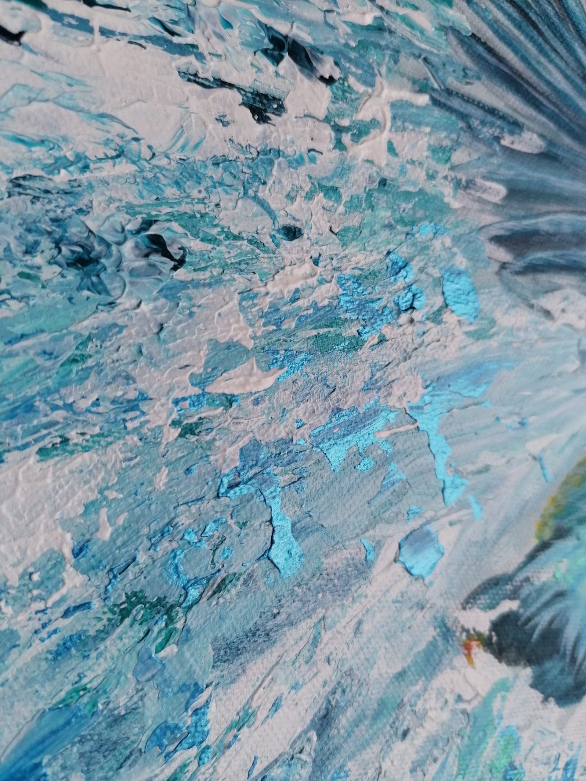 'Kingfisher' Original acrylic painting - Image 3