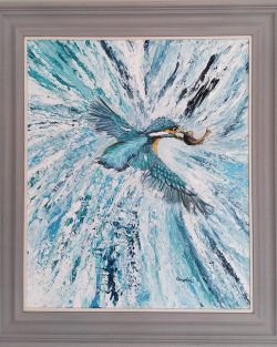 'Kingfisher' Original acrylic painting