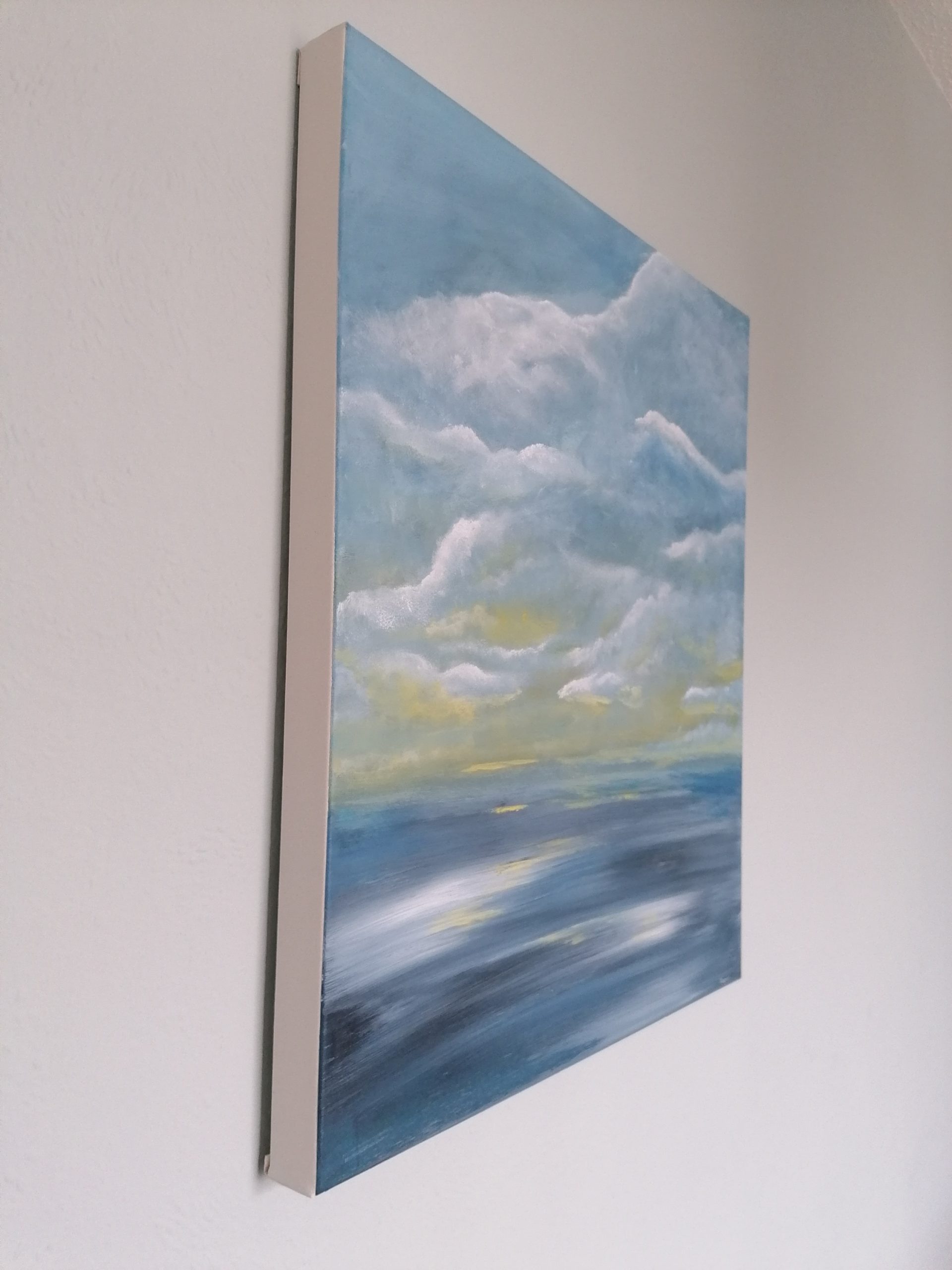 'Yellow skies' Original Acrylic painting - Image 2