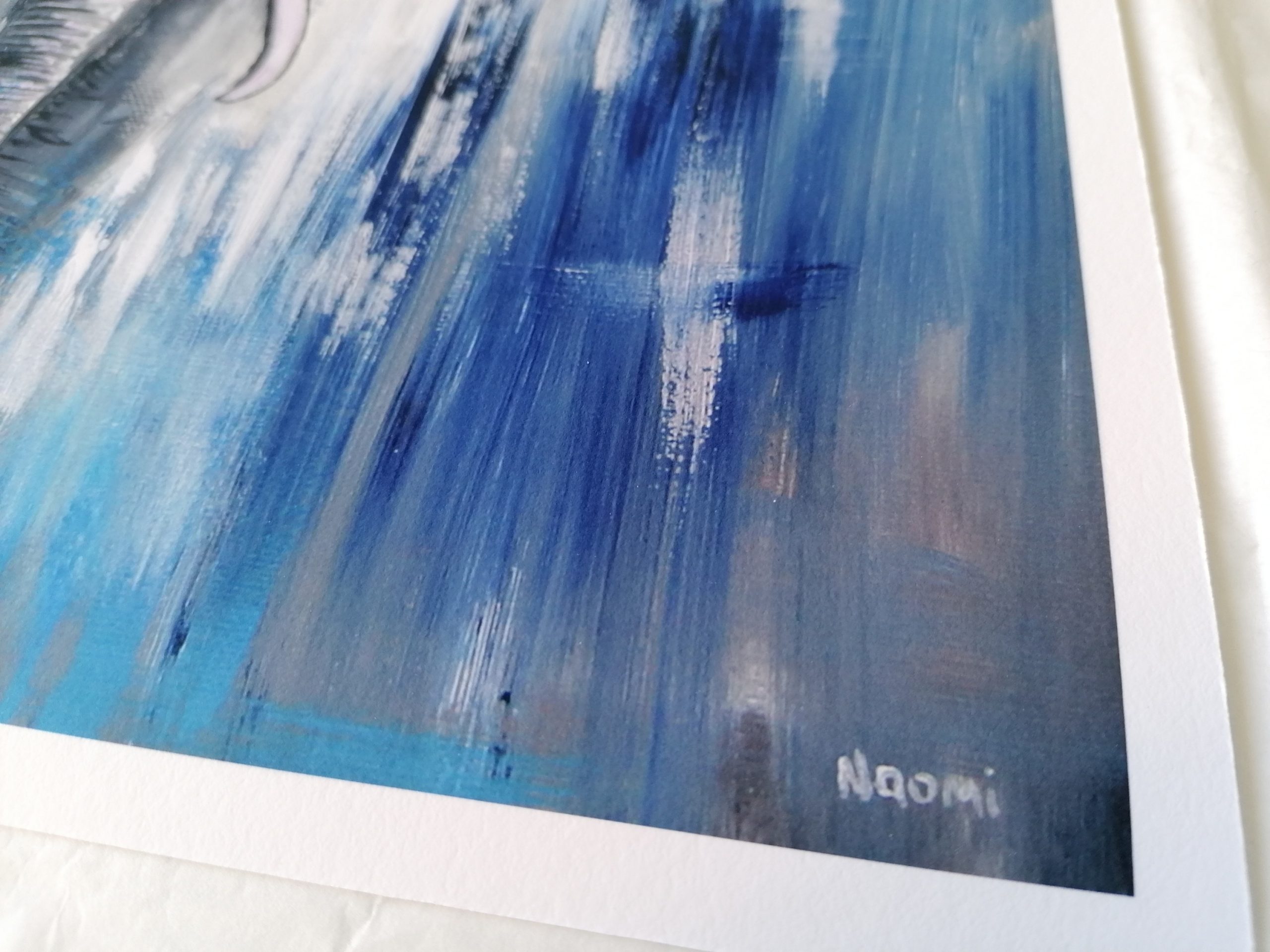 'Emerging' Hand finished Giclee print of original painting - Image 2