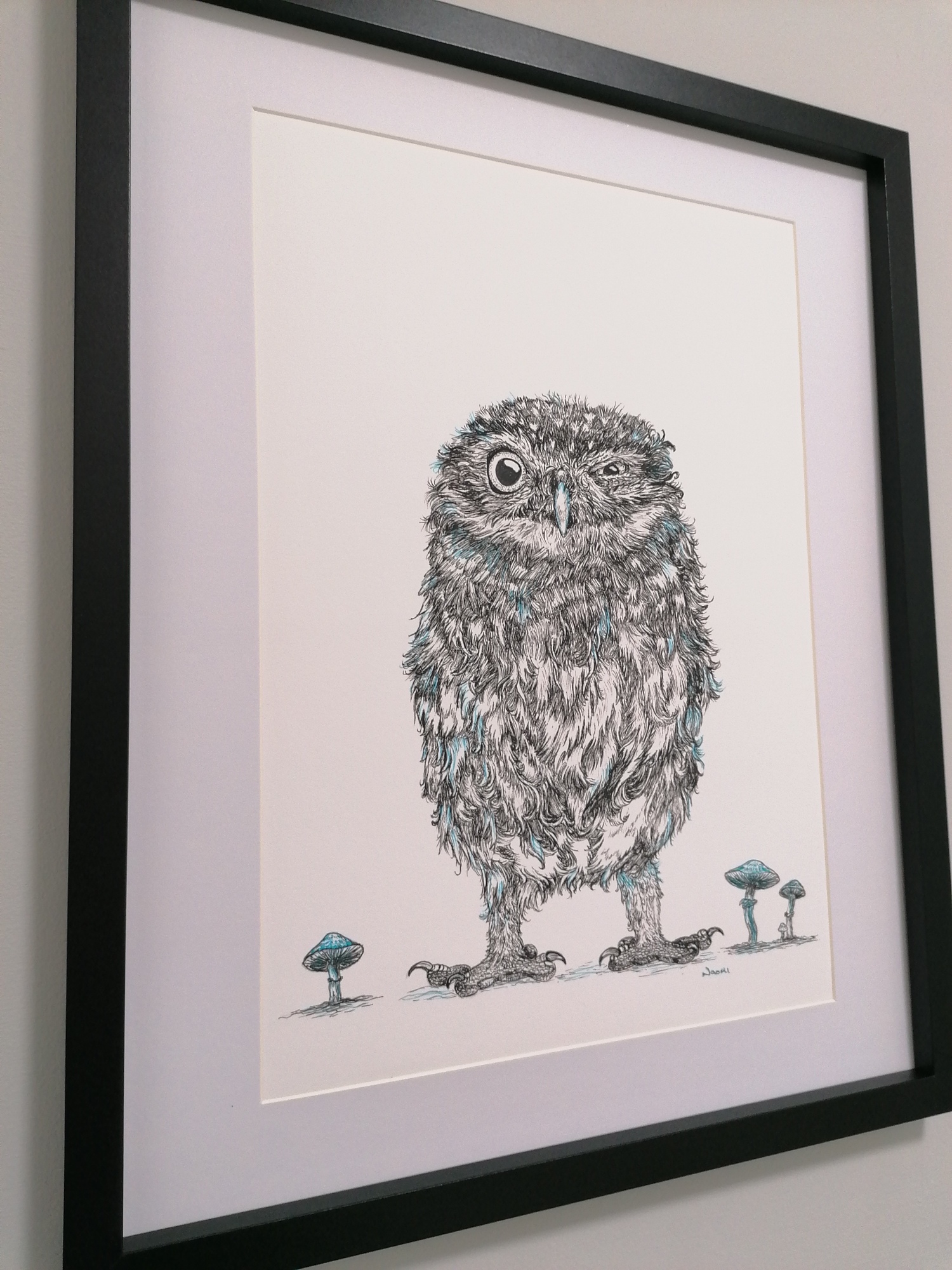 'Crazy little Owl' Giclee print - Image 2