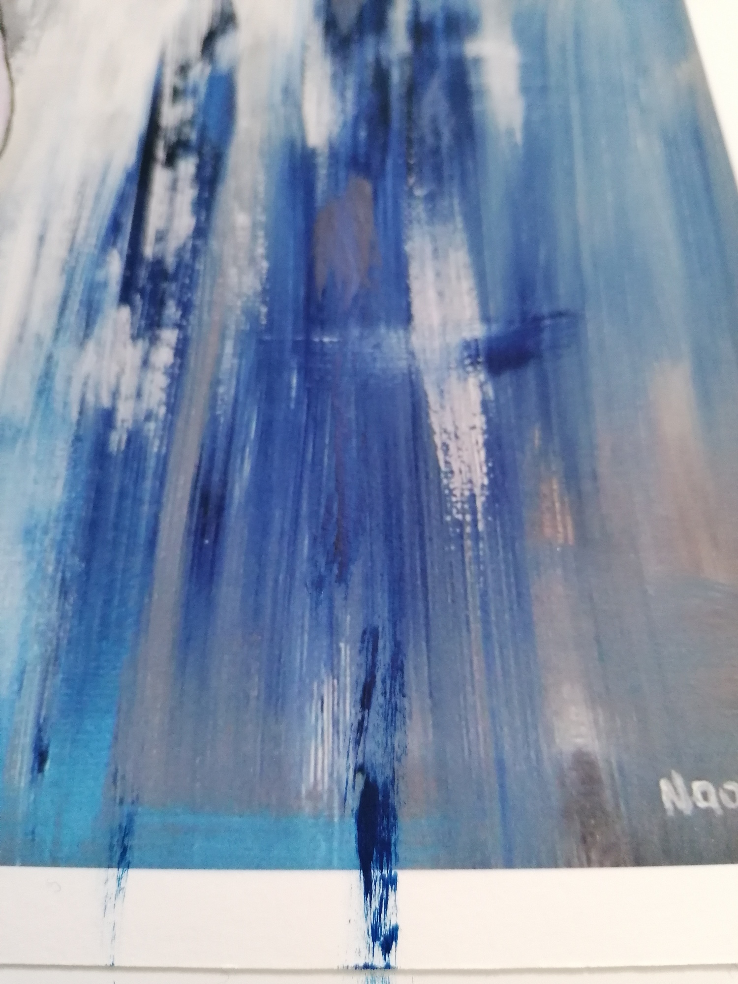 'Emerging' Hand finished Giclee print of original painting - Image 5