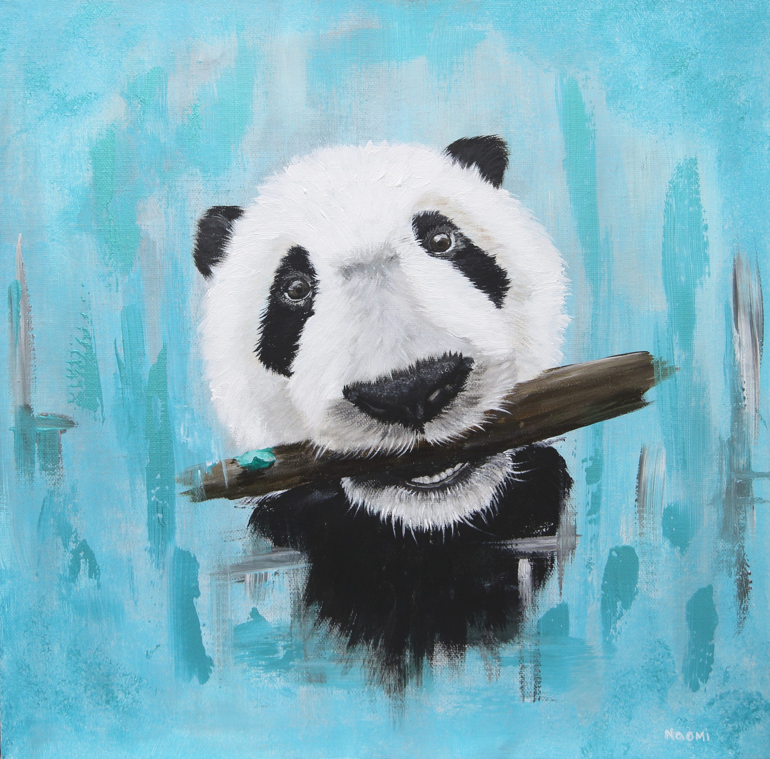 Original Acrylic painting on stretched canvas