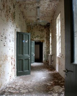 Green Doors Giclee print