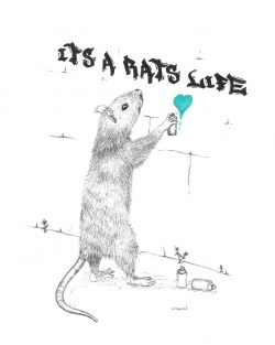 It's a rats life Giclee print