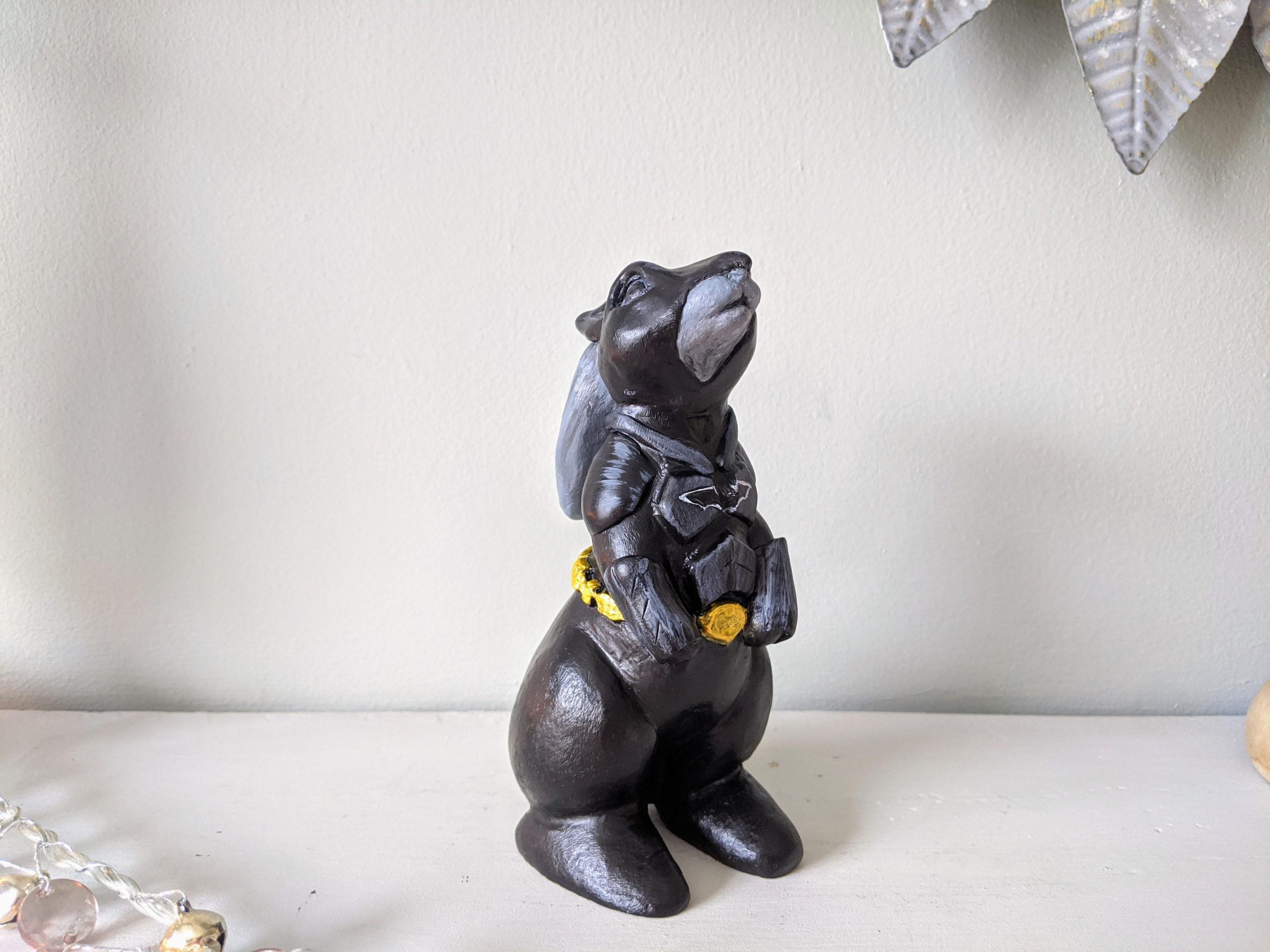 Rabbit sculpture Batman