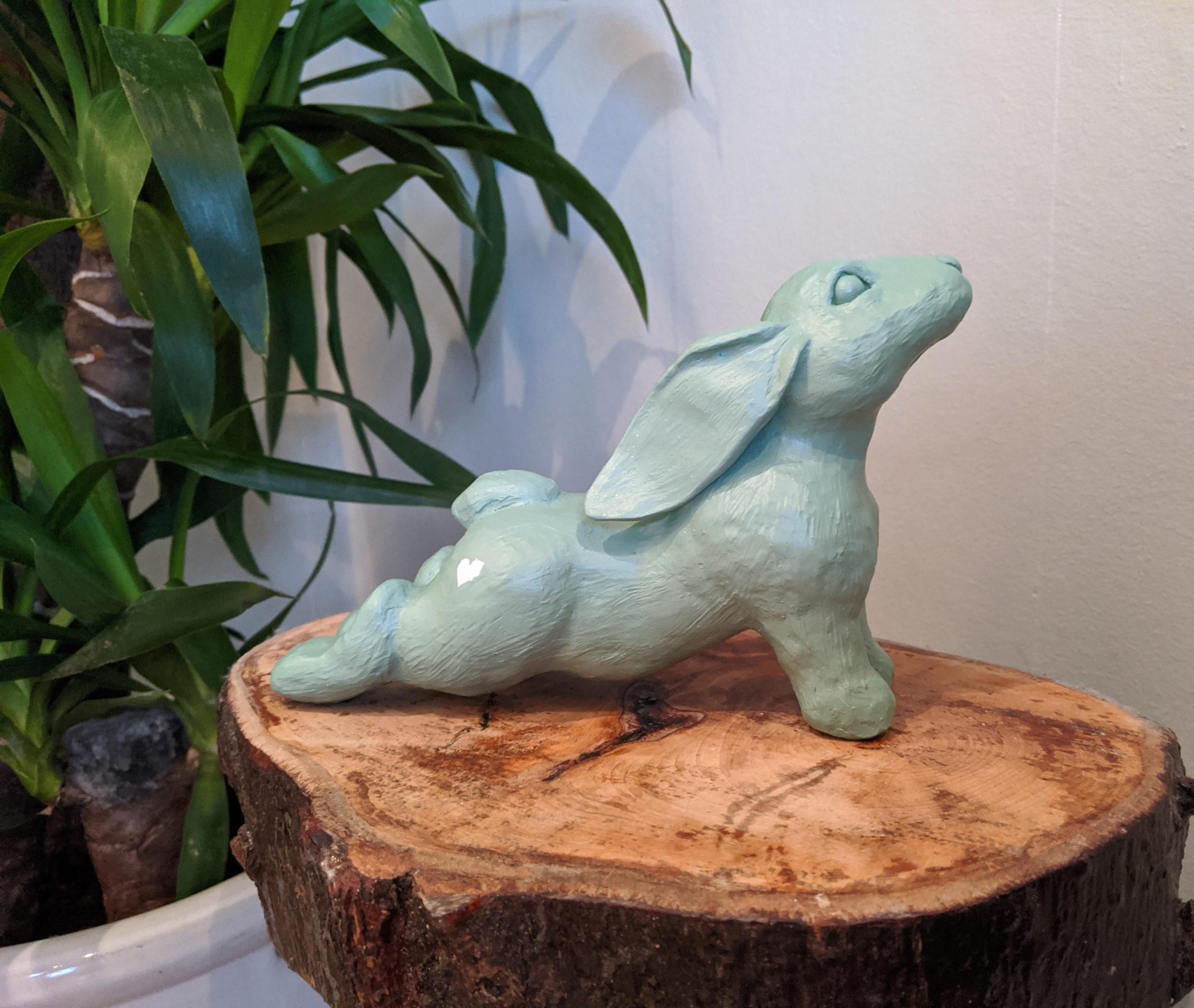 Yoga Bunny Sculpture - Image 4