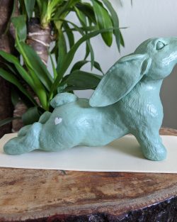 Yoga Bunny Sculpture