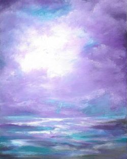 Purple skies Giclee print