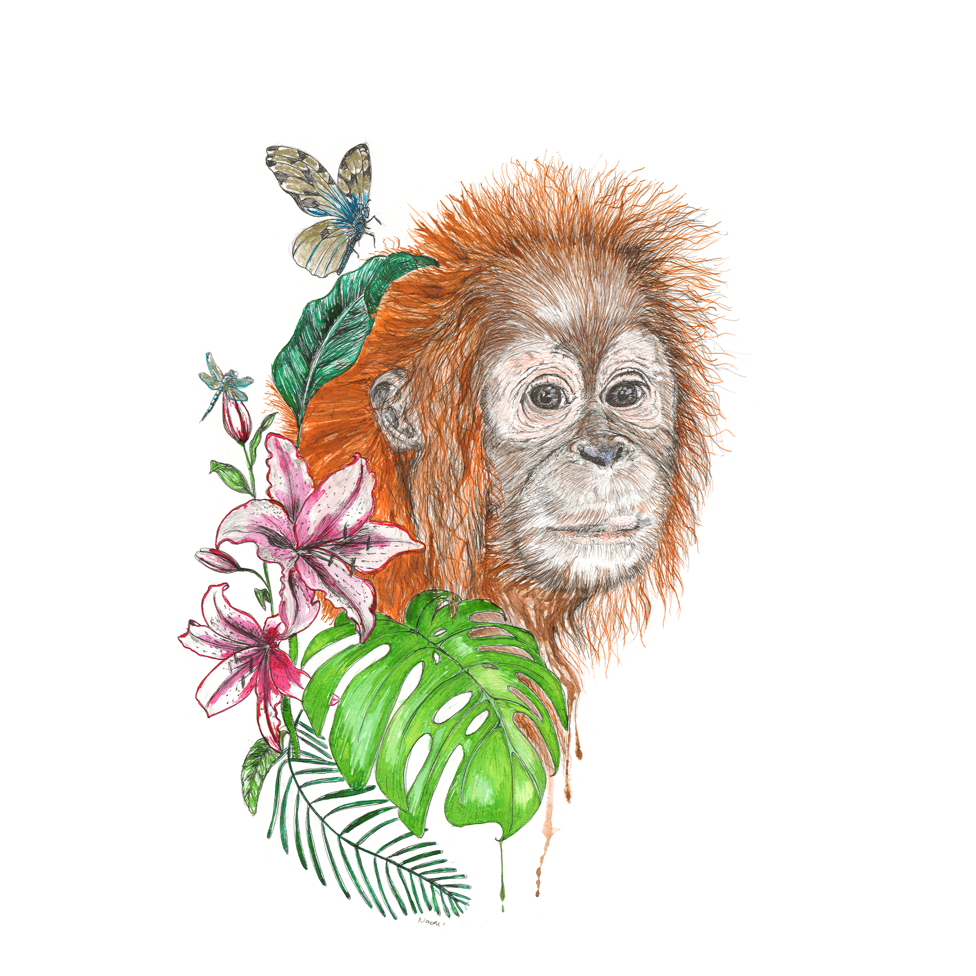 'The Wild ones III' Giclee print