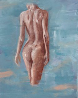 woman original figurative Acrylic painting