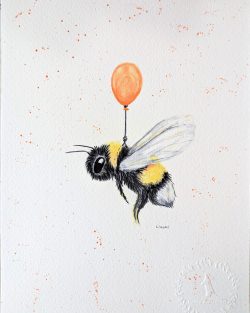Bee with Balloon