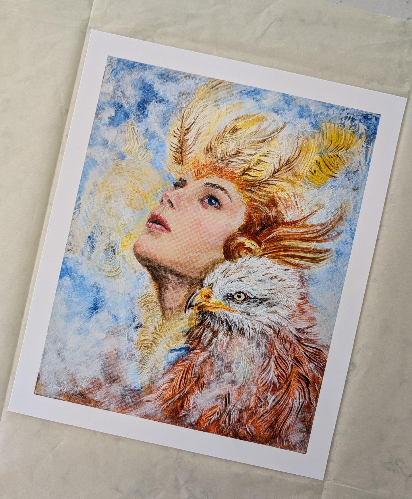 Woman and Red kite - Image 2